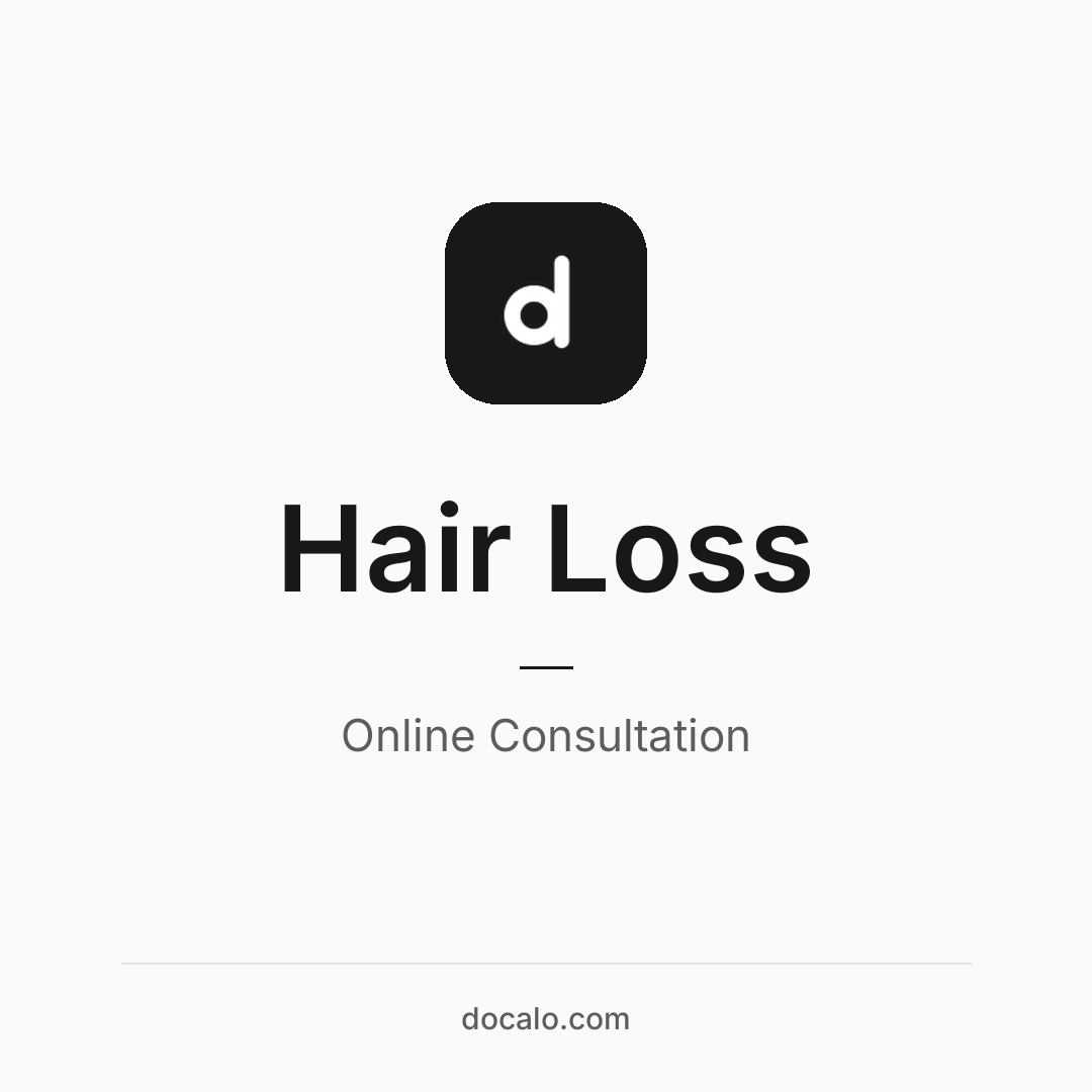 Hair Loss Online Consultation