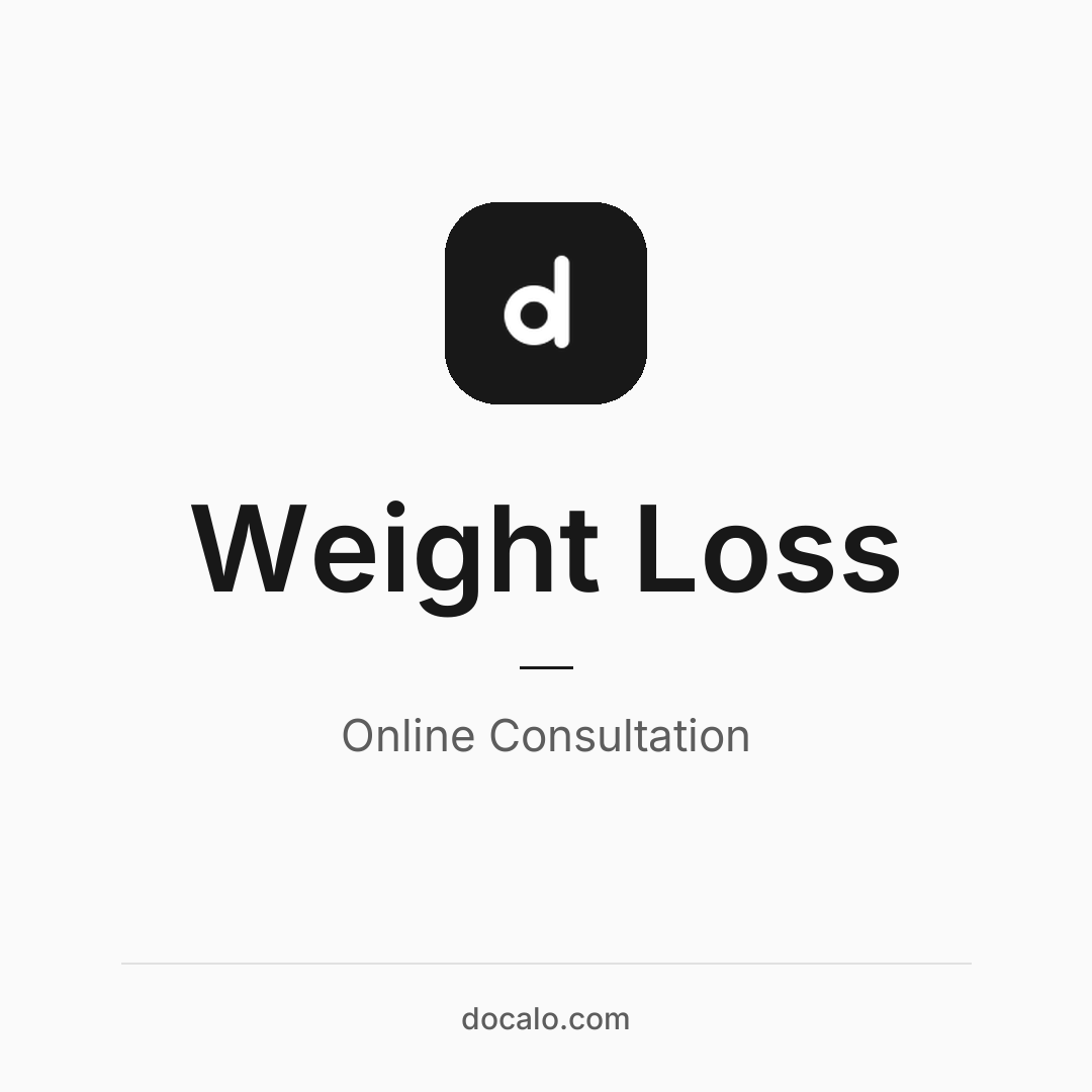 Weight Loss Online Consultation